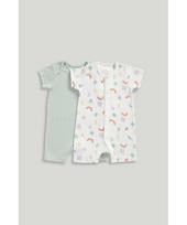 MOTHERCARE šliaužtinukas trumpomis rankovėmis 2 vnt., LL879 80