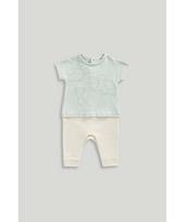 MOTHERCARE marškinėliai trumpomis rankovėmis ir tamprės, LL806 80