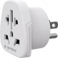 Gembird World to US power adapter plug, 10 A | A-AC-USMINTF | Travel adapter A-AC-USMINTF | 8716309134934