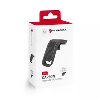 Forcell Car phone holder F-Grip Carbon B060 air vent, black