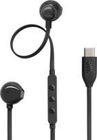 JBL 305C black USB-C wired earphones