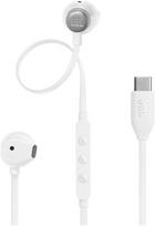 JBL 305C white USB-C wired earphones