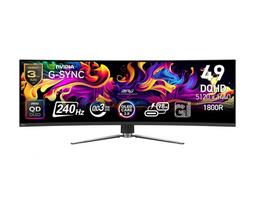 MSI Monitor MPG 491CQPX QD-OLED LED/QD-LED/Curved/240Hz/49-inch/Black