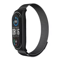 OEM METAL strap for XIAOMI Mi Band 5 / 6, black (01)