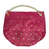 Nicki Minaj Minajesty, Faux Leather, Vegan Textile Bag, Tote, Pink, For Women, 17.5 x 10 x 2.5 cm