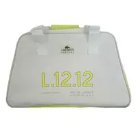 Lacoste L.12.12 Blanc Eau de Toilette, Polyester Textile Bag, Duffel Travel/Gym Bag, White, For Women, 48 x 18 x 30 cm