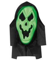EVA "GREEN GHOST HOODED MASK WITH SEE-THROUGH NET EYES"