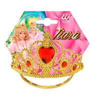Diadema, Su raudonais akmenimis, Widmann, auksinė