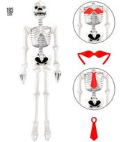 INFLATABLE SKELETON with necktieand bra - 1,83 m