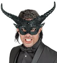 THEATRICAL BLACK DEVIL EYEMASK