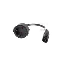 Lanberg | IEC 320 C14 to Schuko Adapter Cable for UPS | CA-C14E-10CC-0018-BK