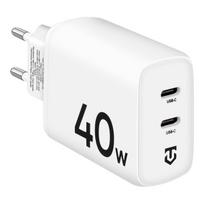 Kroviklis - TAKTINIS - Dviguba standartinė kištuko jungtis - 40W - USB-C - Greitas krovimas