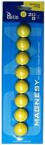 Geltoni magnetukai 20mm, 8 vnt.