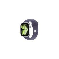 APPLE  Watch Series 11Â GPS + Cellular 46mm Silver Aluminium Case with Purple Fog Sport Band - M/L | MFCR4WF/A  | 0195950631326