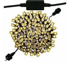 1000LED kalėdinė lauko girlianda, šiltai baltos spalvos 66 m flash