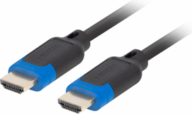 Lanberg HDMI cable with Ethernet | CA-HDMI-30CC-0018-BK | 1.8 m CA-HDMI-30CC-0018-BK | 5901969441352