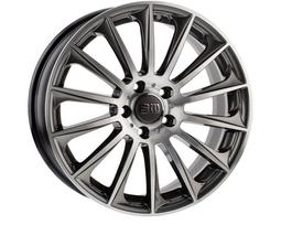 Ratlankis 19 5 112.0 38 66.5 9.5 ELITE WHEELS EW02-WILDBEAUTY (MAX LOAD:760KG) Spheric Bolts Palladium polished Elite coating