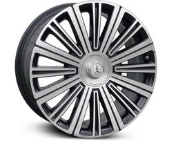Ratlankis 22 5 112.0 47 66.6 11.5 Original DEMO Maybach Mercedes GLS 600 X167 + TPMS + original Maybach caps Black front polished