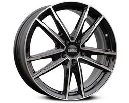 Ratlankis 19 5 114.3 50 64.1 7.5 Dezent KF (Max Load 725 kg) Made in Germany Dark Black Polished