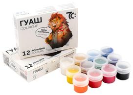 Guašas 7C, 12 sp. po 16 ml