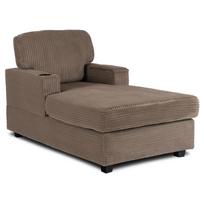 NEO smėlio spalvos apmušta moderni sofa-lovos fotelis