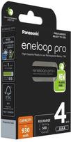 Įkraunamos baterijos PANASONIC ENELOOP PRO AAA 930 mAh 4 vnt (BK-4HCDE/4CP)