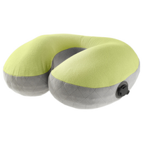 Kelioninė pagalvėlė COCOON Air-Core Neck Pillow Ergonomic Microfiber – Žalia