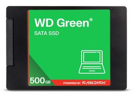 SSD WESTERN DIGITAL Green 500GB 3D NAND Read speed 545MBytes/sec 2,5" MTBF 2000000 hours WDS500G5G0A