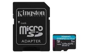 Kingston Memory card | Canvas Go! Plus | 1000GB | microSD | Flash memory class Class 10, UHS-I, U3, V30, A2