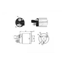 Starterio solenoido jungiklis ERA ZM5492