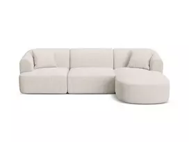 Modular Right Corner Sofa, "Campi", 4 Seats, 256x156x70 Made in Europe