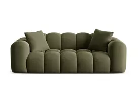 Velvet Sofa, "Treno", 3 Seats, 210x94x70 Made in Europe