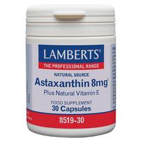 LAMBERTS Astaxanthin 8mg 30 Capsules