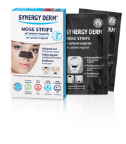 Juostelės nuo juodų taškų ant nosies, SYNERGY DERM Nose Strips / 4 vnt.