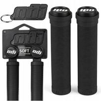 Dviračio Vairo Rankenos Odi Soft Longneck Grip Minkšta Rankena Juoda