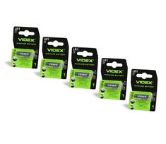 Baterijos Videx LR1 / 910A Alkaline, 800mAh, 1.5V (5 vnt.)