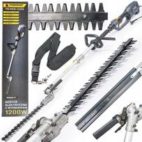 Elektrinės gyvatvorių žirklės su strėle PowerMat PM-NEW-1200S 40 cm
