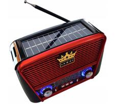 Radijo grotuvas su saulės baterija ir Bluetooth