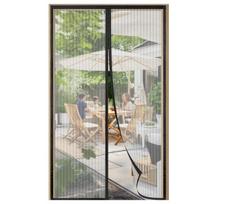 Sailimay magnetinis durų tinklelis nuo uodų 120x240 cm, juodas