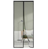 Sha2wen magnetinis durų tinklelis nuo vabzdžių 85 × 220 cm, juodas