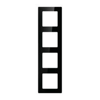 Quadruple frame socket Avatto N-TS10-Frame-B4 (black) | N-TS10-Frame-B4 | 6976037361046