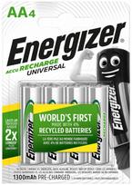 Energizer akumuliatoriai 4xAA HR6 1300 mAh