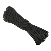 Paracord EDCX 550 Type III 30 m virvė Black Army