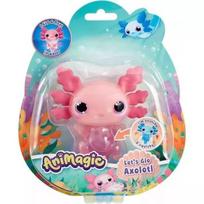 Let’s Glo Axolotl: Šviečiantis vandens draugas - rausvas