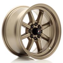 JR Wheels JR19 15x8 ET0 4x100/108 Matt Bronze Alloy Wheel