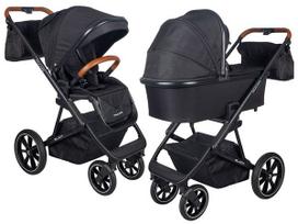 Universalus vežimėlio komplektas 2in1 Muuvo SLICK Black XL lopšys