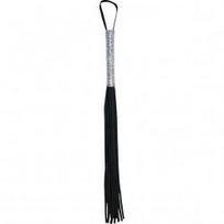 Botagas Sex & Mischief Sparkle Flogger, juodas