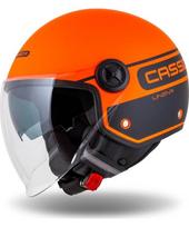 Motociklininko šalmas Cassida Handy Plus Linear Pearl Matte Orange/Black