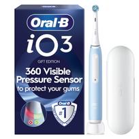 Oral-B iO3 electric toothbrush, blue + travel case (005357)
