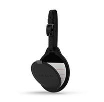 Satechi FindAll Luggage Tag, black, vegan leather, locator compatible with Apple Find My